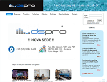 Tablet Screenshot of dspro.com.br